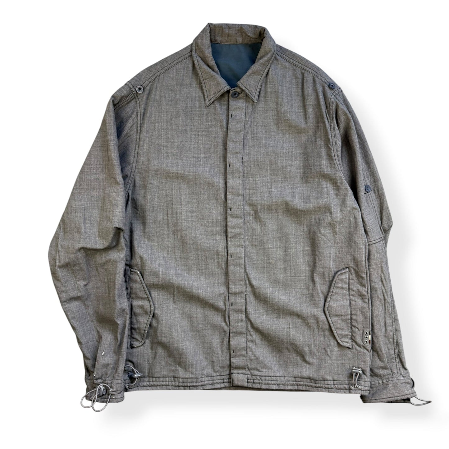 2000's Maharishi Loro Piana Buttoned Jacket (XL) | XL, Red