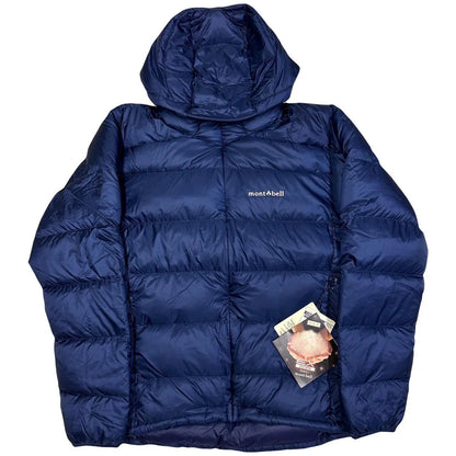Montbell Light Alpine Down Puffer Jacket In Navy Blue ( S )