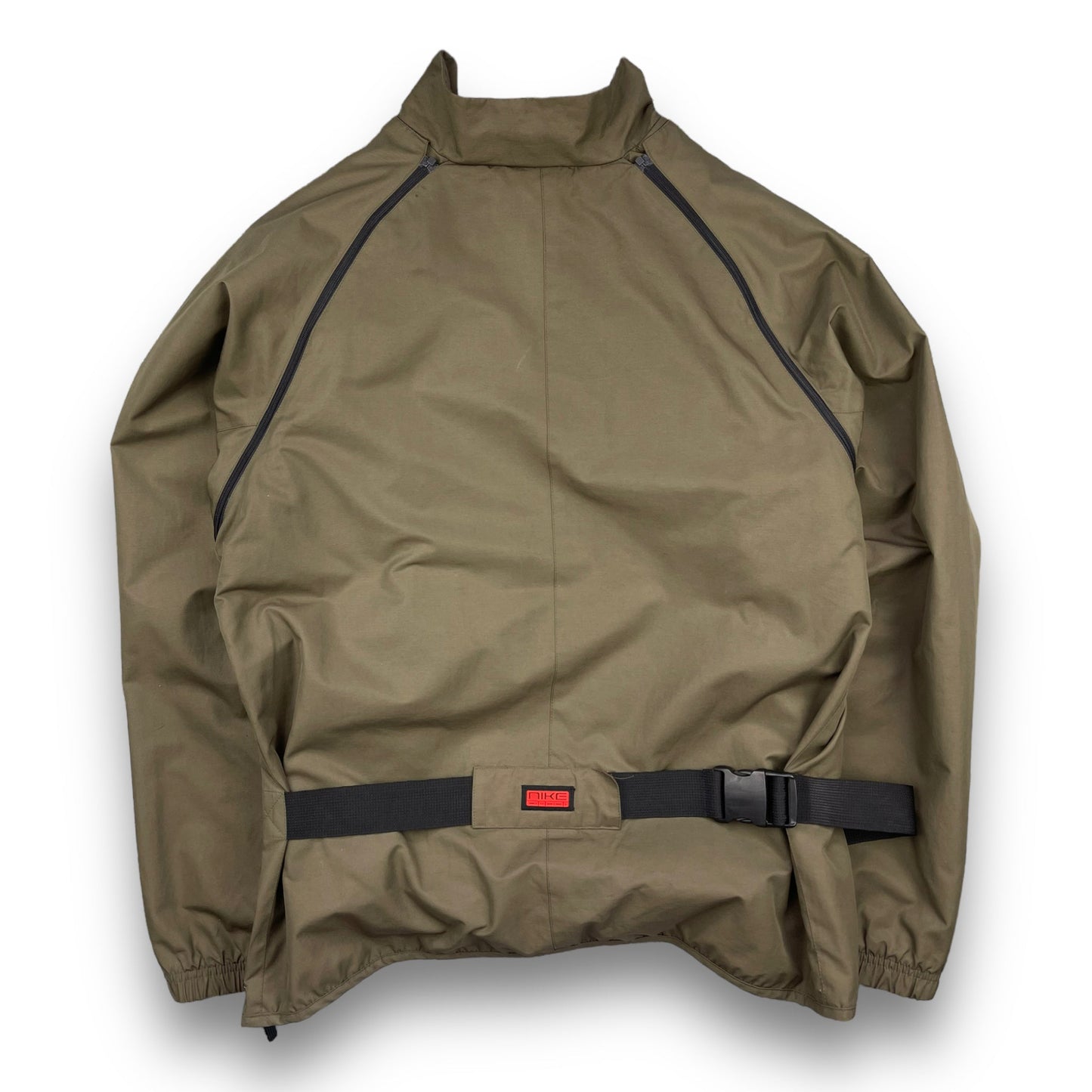 Nike 2in1 Convertible MP3 Jacket / Gilet (L) | Default Title, Olive Green