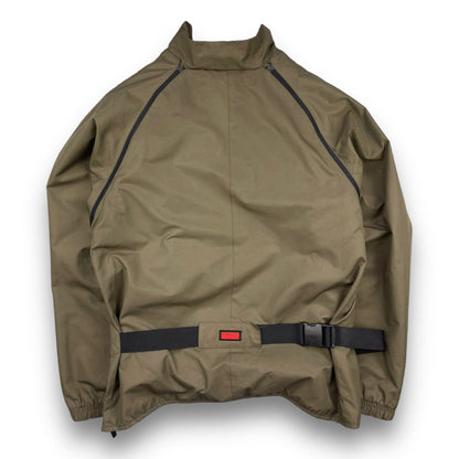 Nike 2in1 Convertible MP3 Jacket / Gilet (L) | Default Title, Olive Green