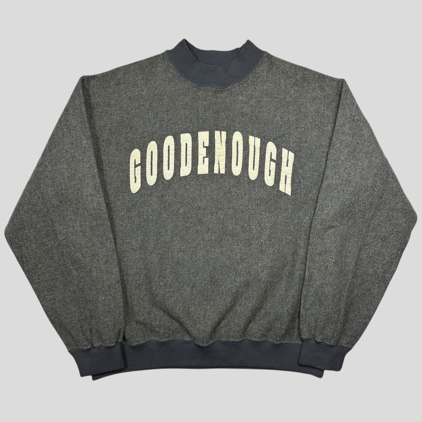 Goodenough 90’s Heavy Wool Embroidered Arc Logo Jumper - L