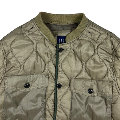 GAP Khaki Quilted Liner Jacket