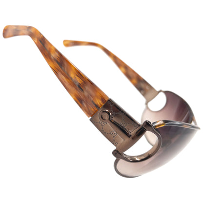 Vintage 2000s Gucci Horse Bit Sunglasses | O/S, Brown