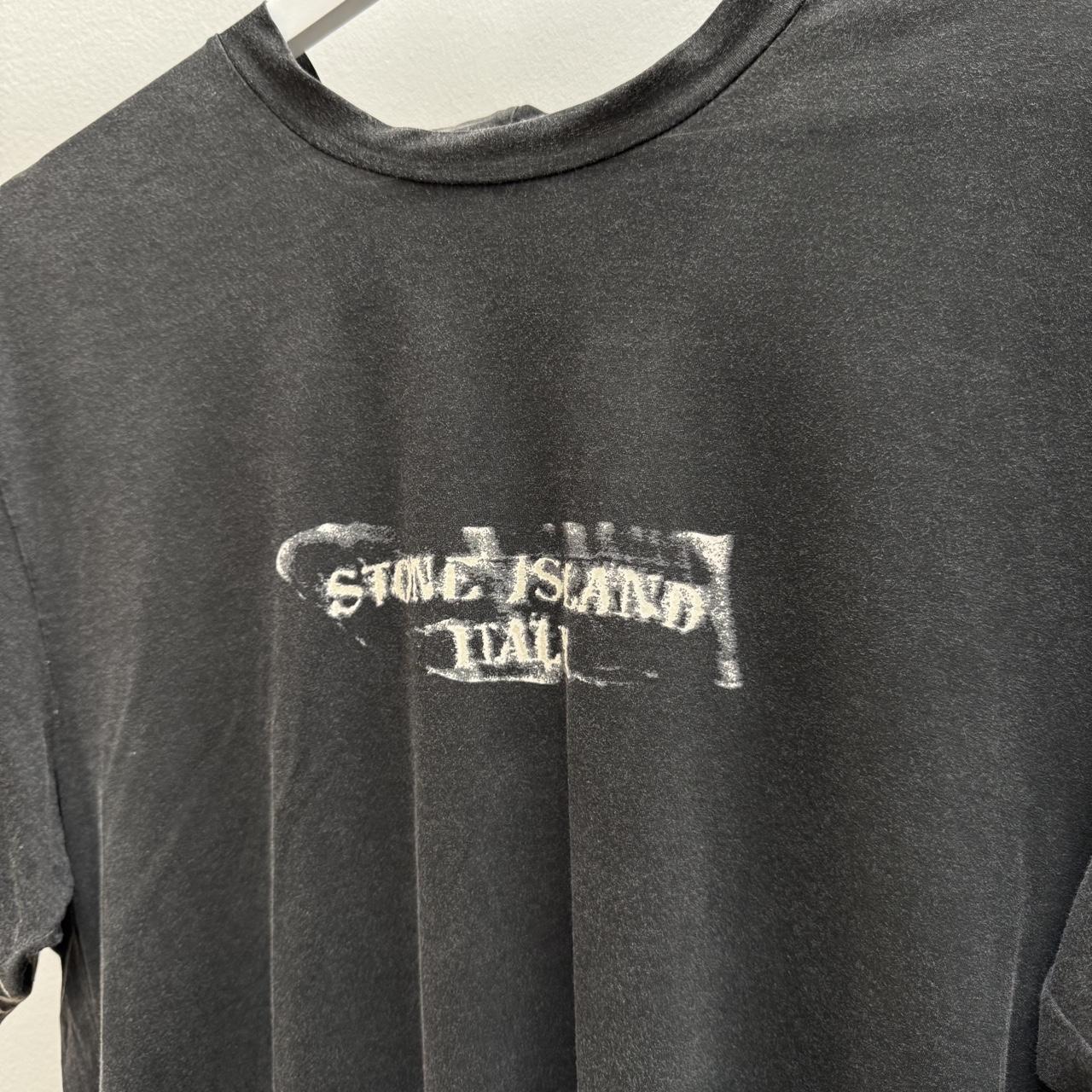 00’s Stone Island Logo T-shirt (L) | Large, Black