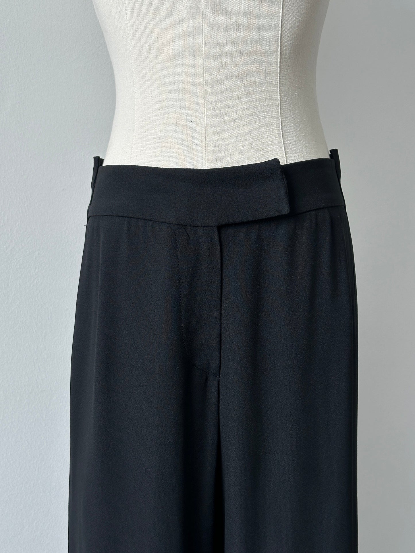 Emporio Armani 1990s Wide Leg Tailored Trouser - W26