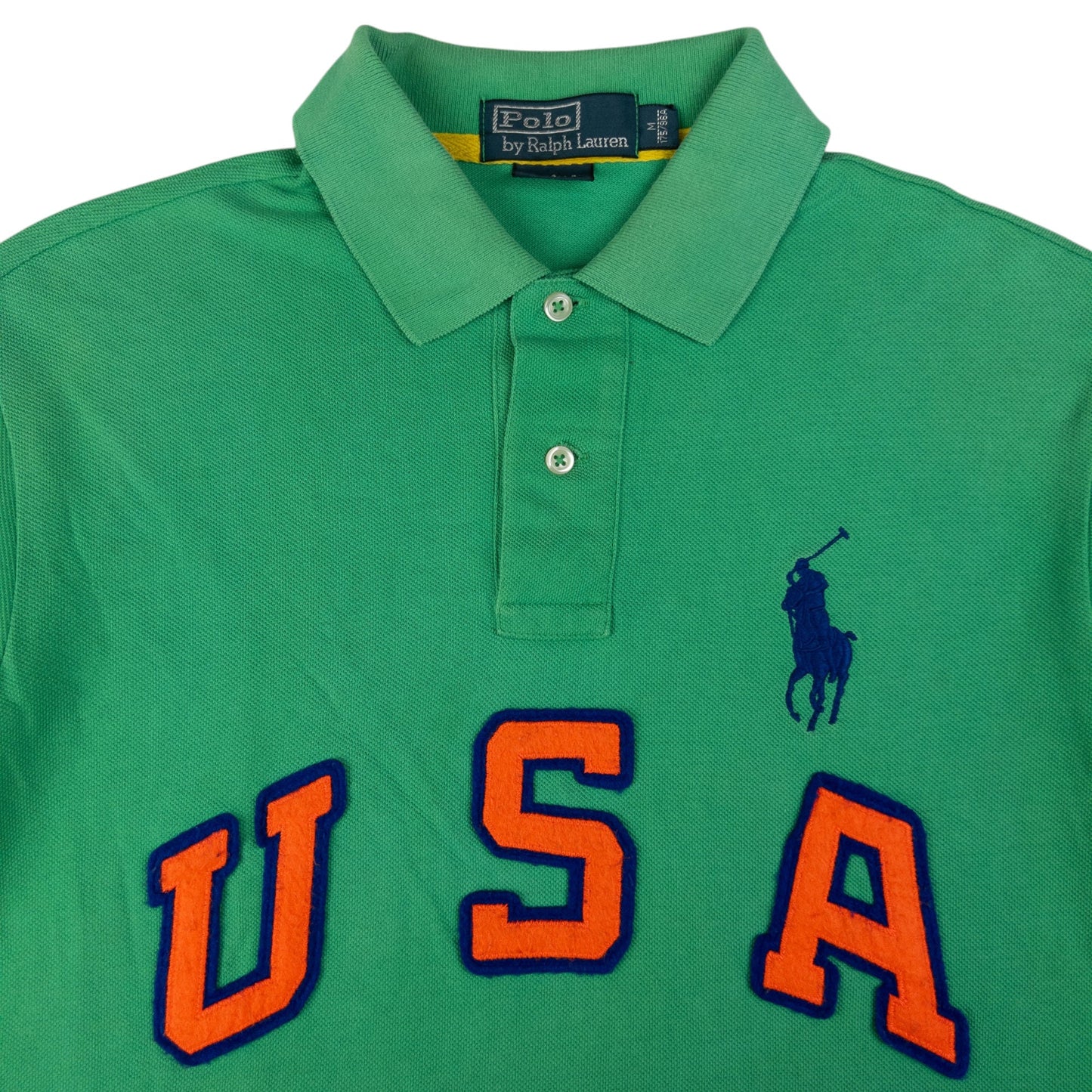 Vintage Polo Ralph Lauren USA Polo Shirt Size M