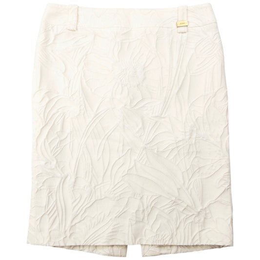 Vintage 2000s Gucci Floral Skirt Womens Size W27 | W27, Cream