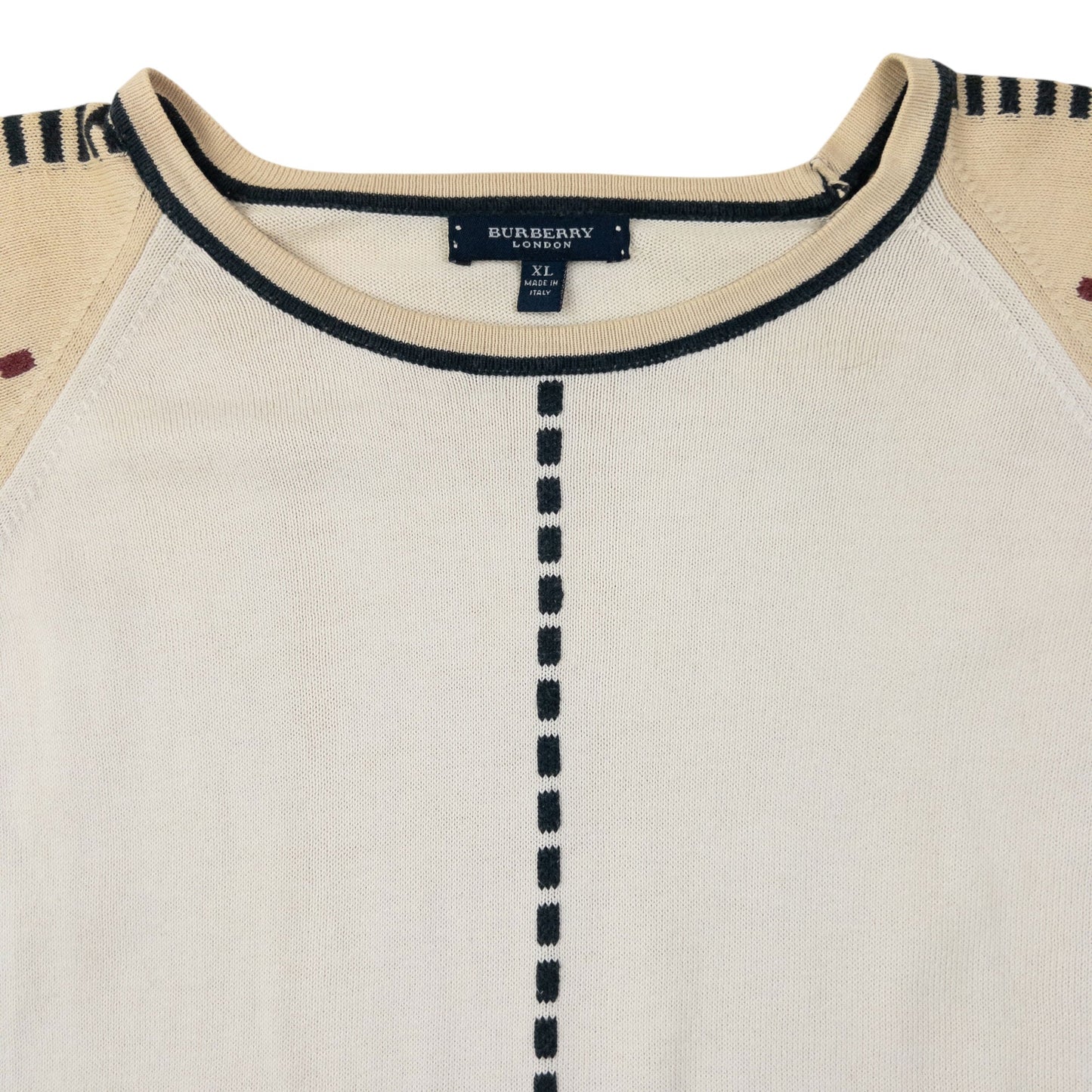 Vintage 2000s Burberry Nova Check Jumper Size XL | XL, Beige