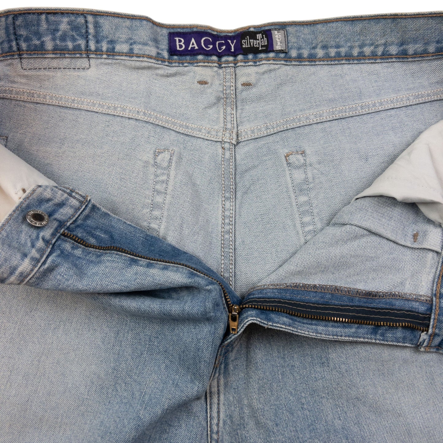 Vintage Levi's Silver Tab Baggy Denim Jeans Size W40