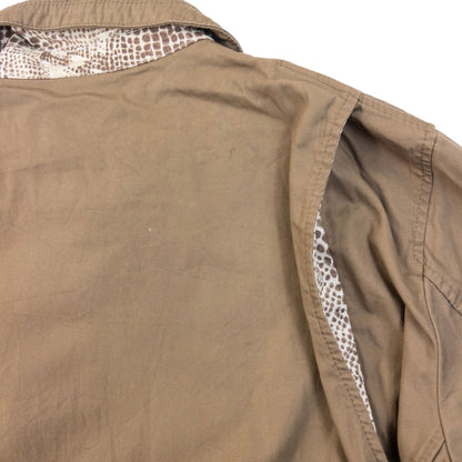 Vintage 2000s PPFM Snake Zip Up Jacket Size S | Small, Brown