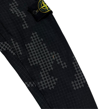 Stone Island Grid Camo Pullover Crewneck | Small, Camo