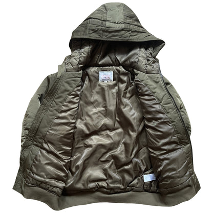 Avirex Padded Bomber Jacket With Hood - L