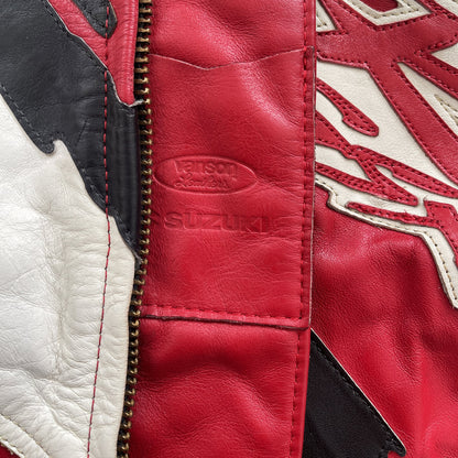 Vanson Leathers x Suzuki Motorcycle Racer Jacket - M