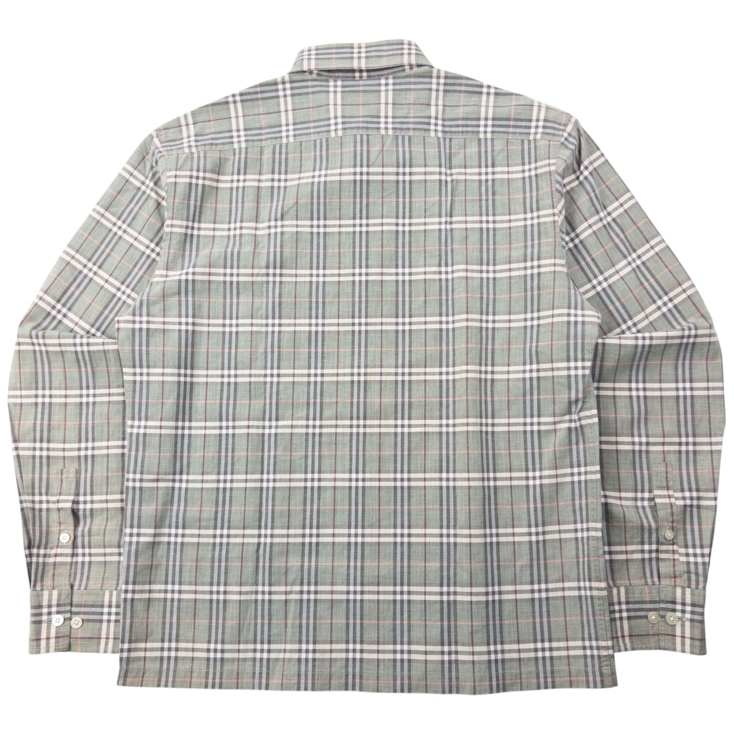Vintage 2000s Burberry Blue Label Nova Check Long Sleeve Button Up Shirt Size M | Medium, Blue
