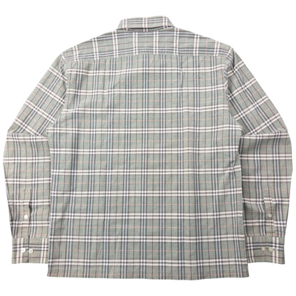Vintage 2000s Burberry Blue Label Nova Check Long Sleeve Button Up Shirt Size M | Medium, Blue