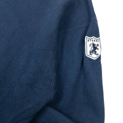 Vintage 90s Stussy Lion Sweatshirt Size L | Large, Navy