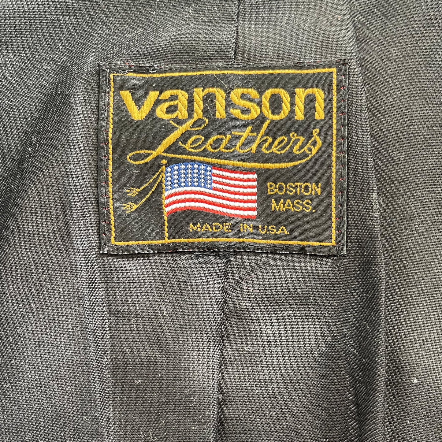 Vanson Leathers x Suzuki Motorcycle Racer Jacket - M