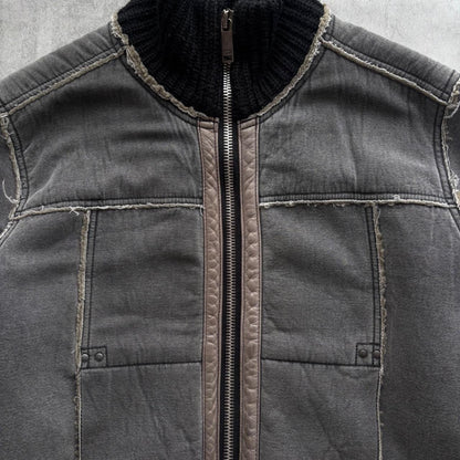 DIESEL SUEDE LEATHER JACKET | O/S, Cream