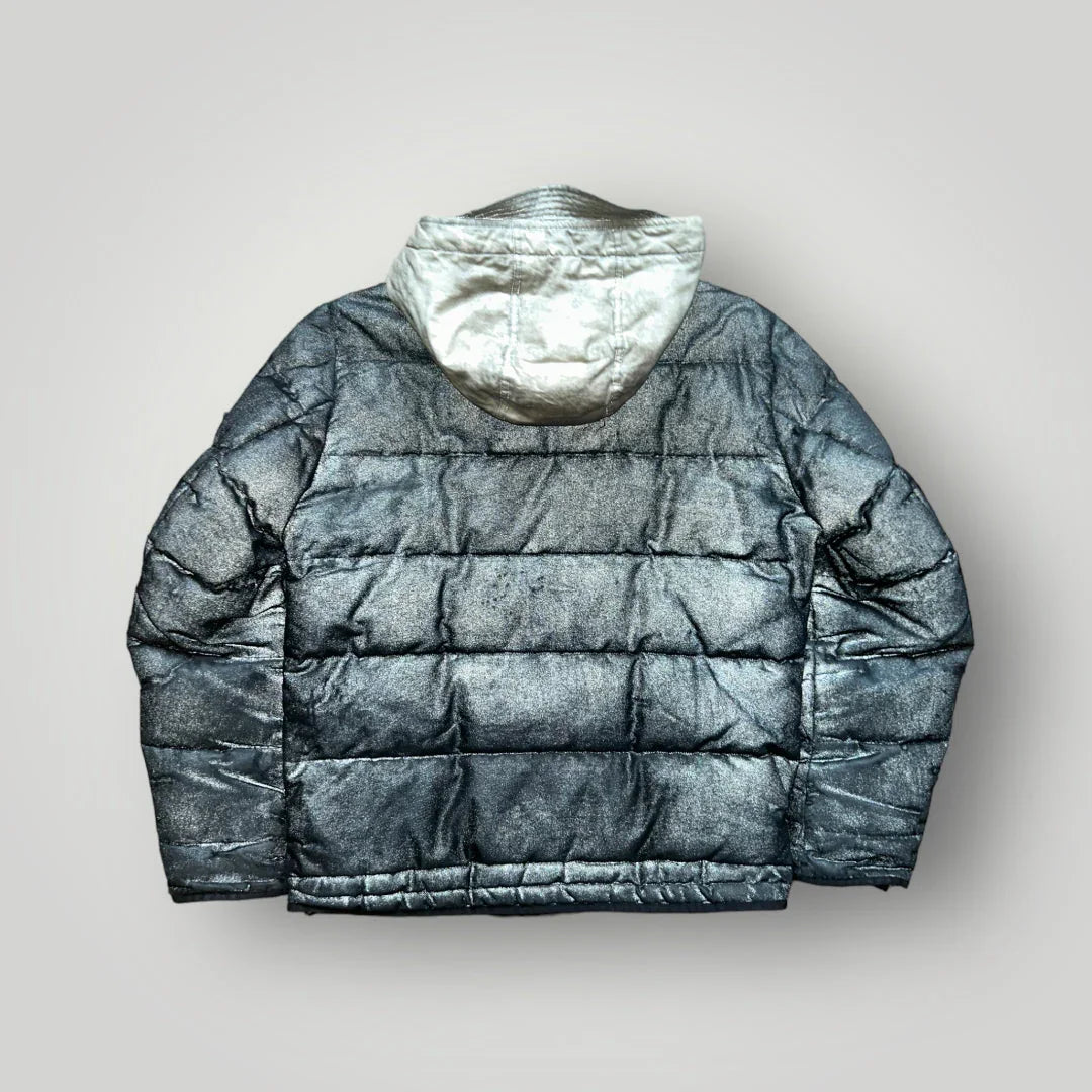 Stone Island 2013 Mesh Reflective Puffer Jacket L