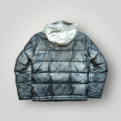 Stone Island 2013 Mesh Reflective Puffer Jacket L