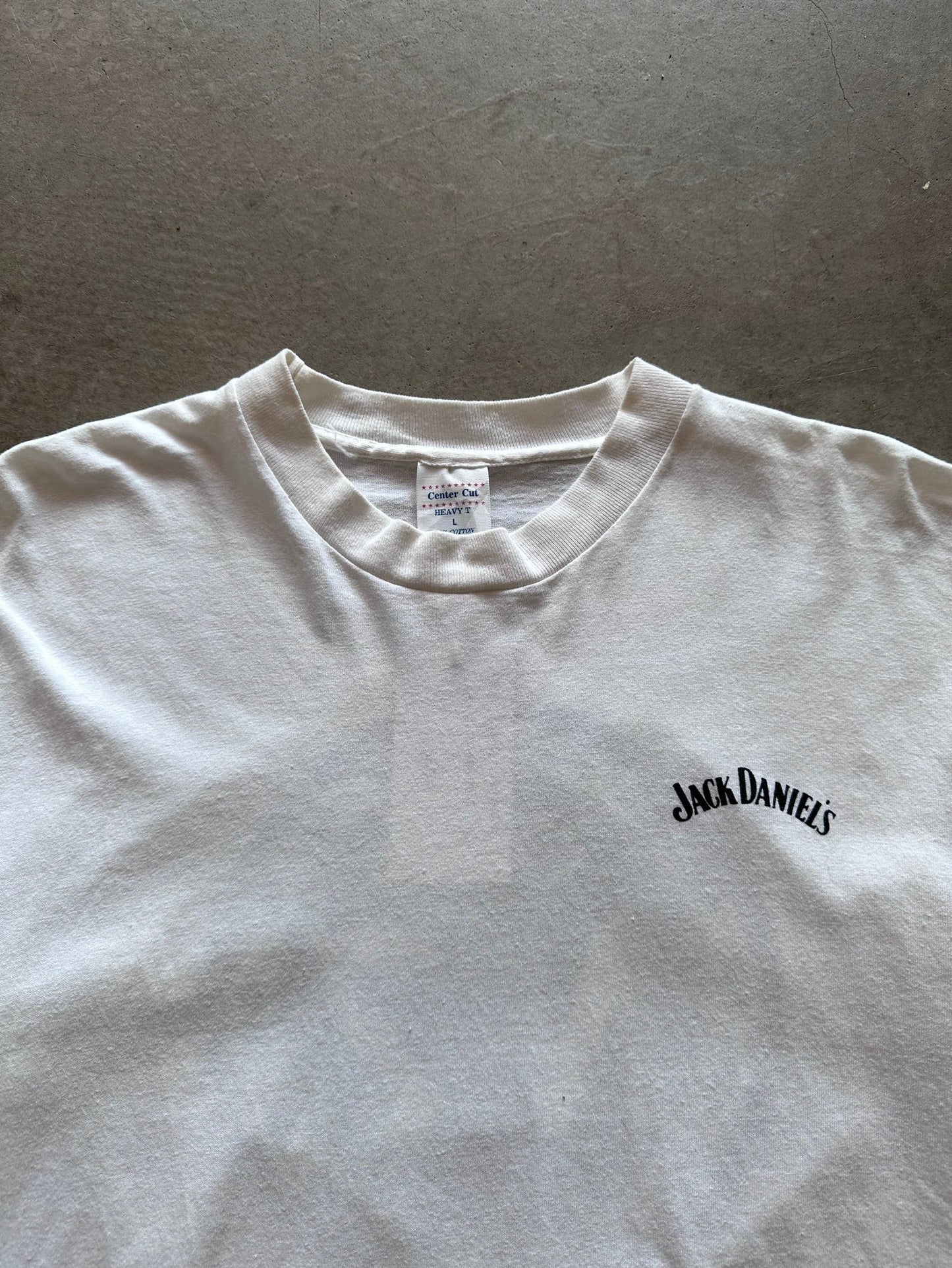 1990's Jack Daniels No.7 T-Shirt - L | Large, Red