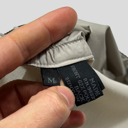 Prada Sport SS00 Mesh Panelled Gel Seam Nylon 1/2 Shirt - M | Grey