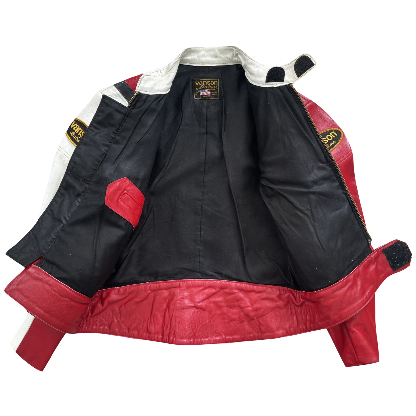 Vanson Leathers x Suzuki Motorcycle Racer Jacket - M