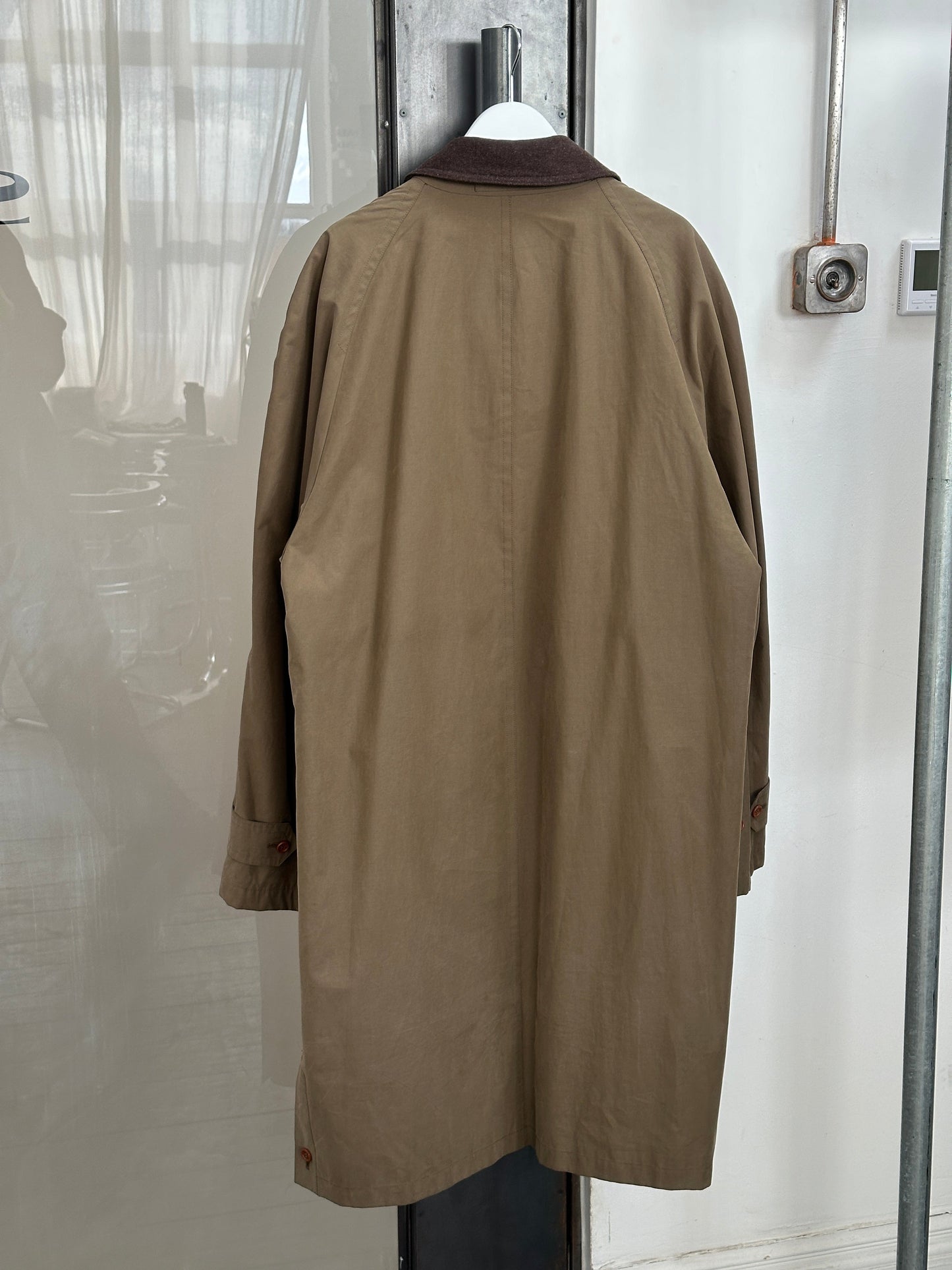 Burberry 1990s Cotton Field Trench Coat - XL/XXL