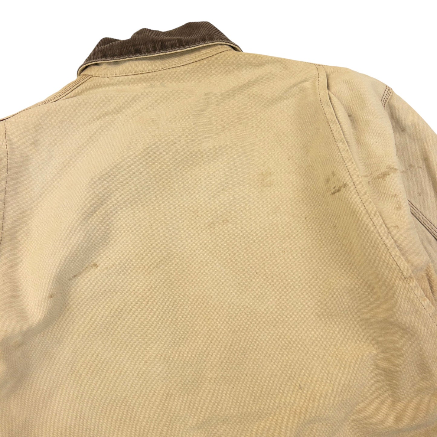 Vintage 90s Carhartt Zip Up Jacket Size L | Large, Beige