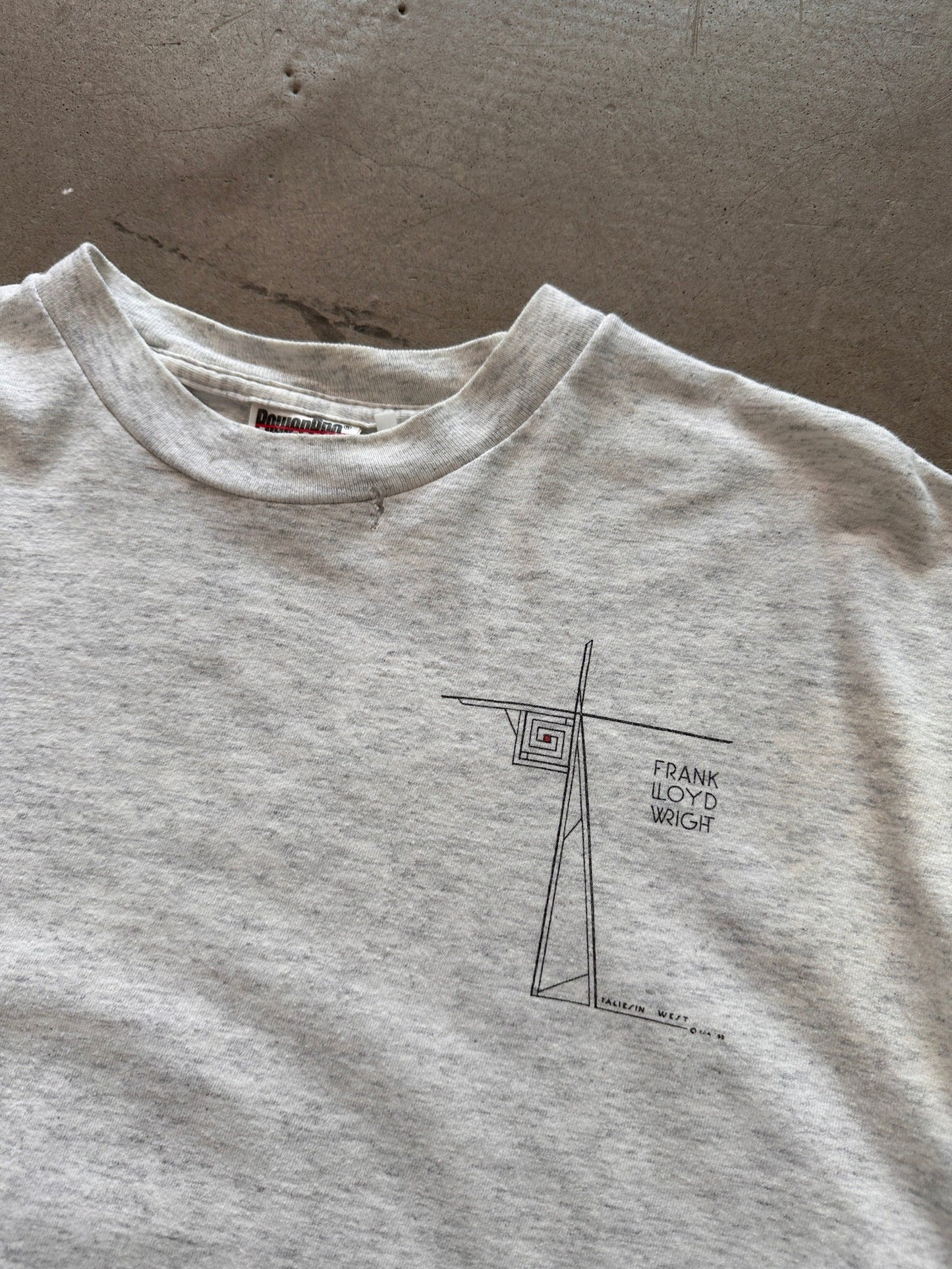 1990's Frank Lloyd Wright T-Shirt - L | Large, Red