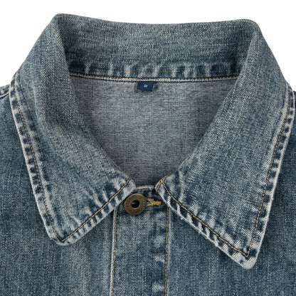 Vintage 2000s Burberry Button Up Denim Jacket Size S | Small, Multicoloured