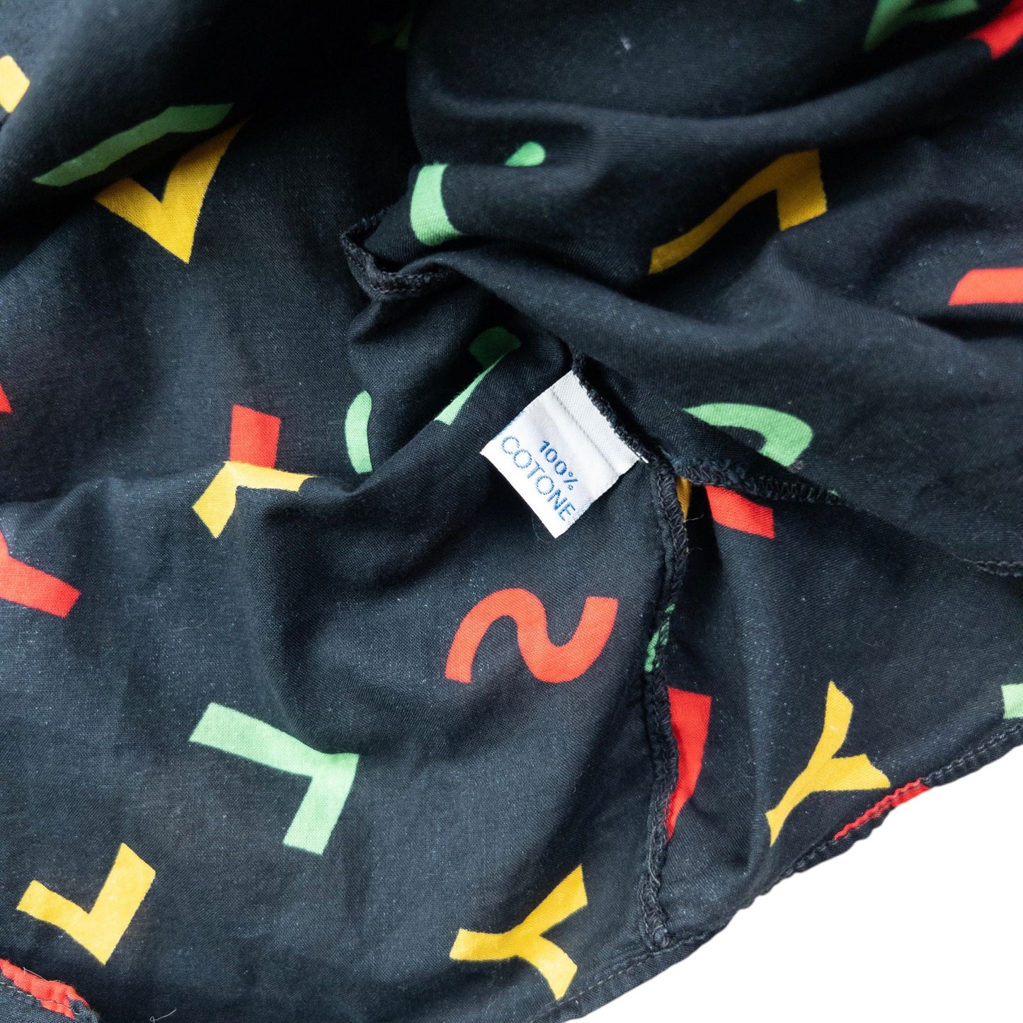 Vintage 80s YSL Yves Saint Laurent Monogram Shirt Dress Womens Size XL | XL, Black