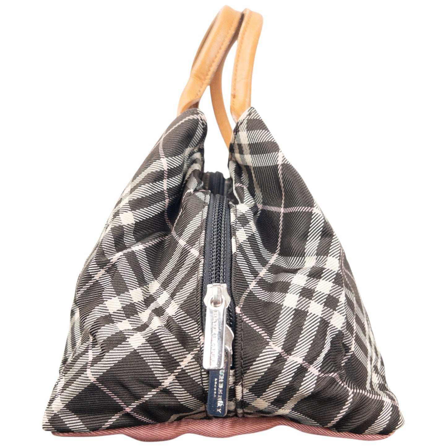 Vintage 2000s Burberry Blue Label Nova Check Handbag | O/S, Blue