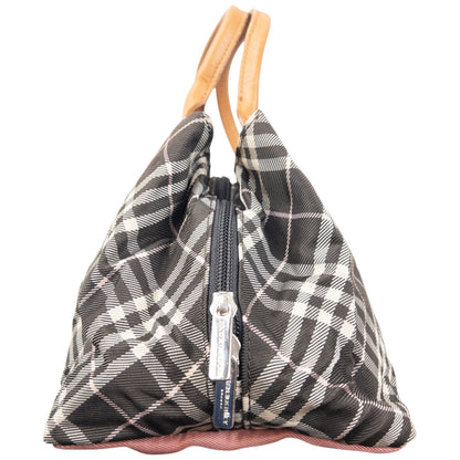 Vintage 2000s Burberry Blue Label Nova Check Handbag | O/S, Blue