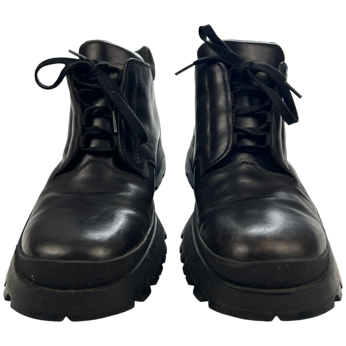 Vintage Prada Vibram Sole Boots Size UK 9