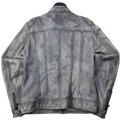 Vintage Dolce & Gabbana Lamb Leather Biker Jacket Size M