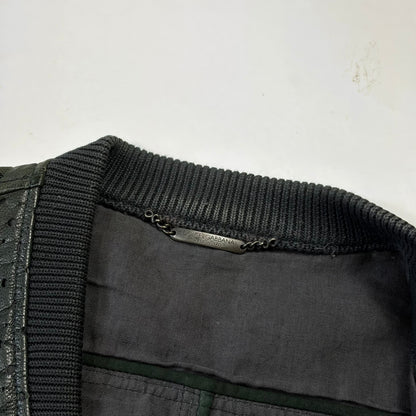 Dolce & Gabanna SS21 Perforated Goat Leather Bomber Jacket - S/M | O/S, Multicoloured