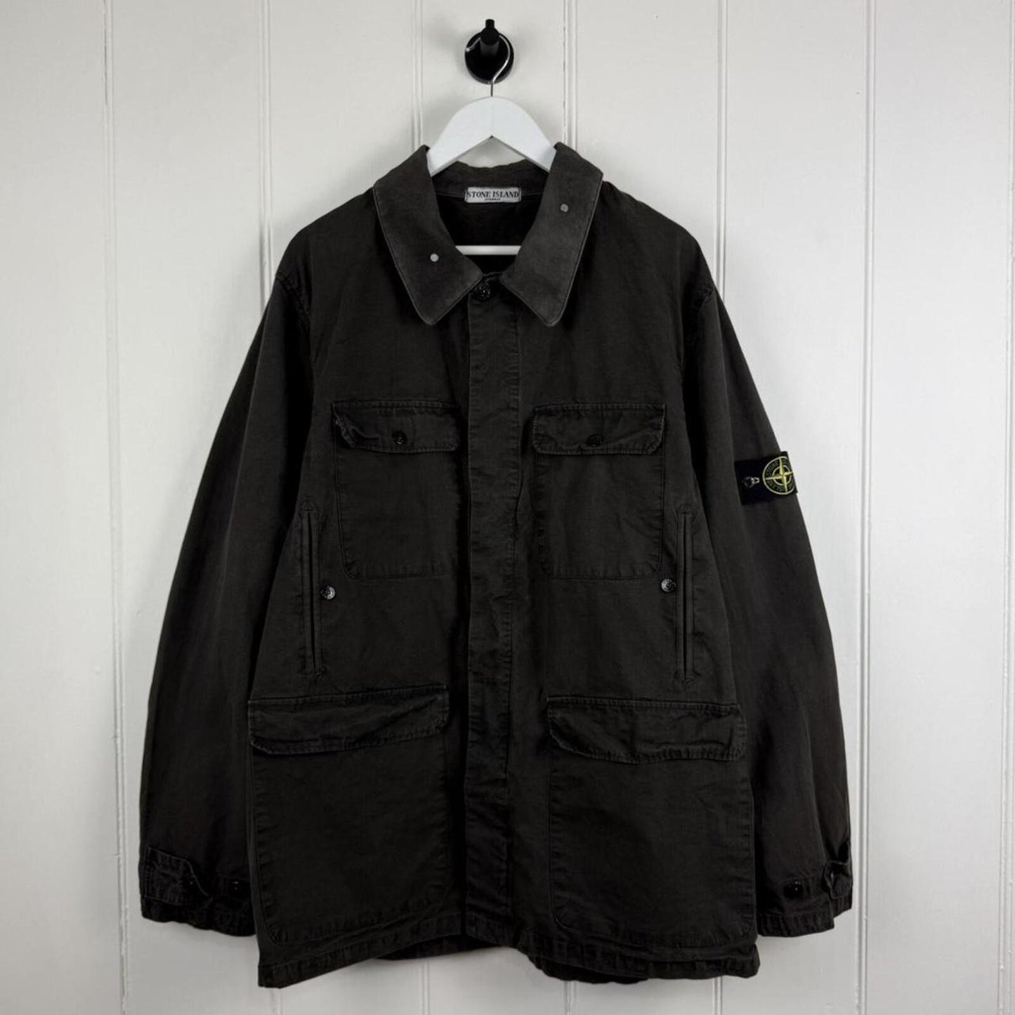 Stone Island Carpenter Style Jacket Charcoal Grey (XXL) | XXL, Grey
