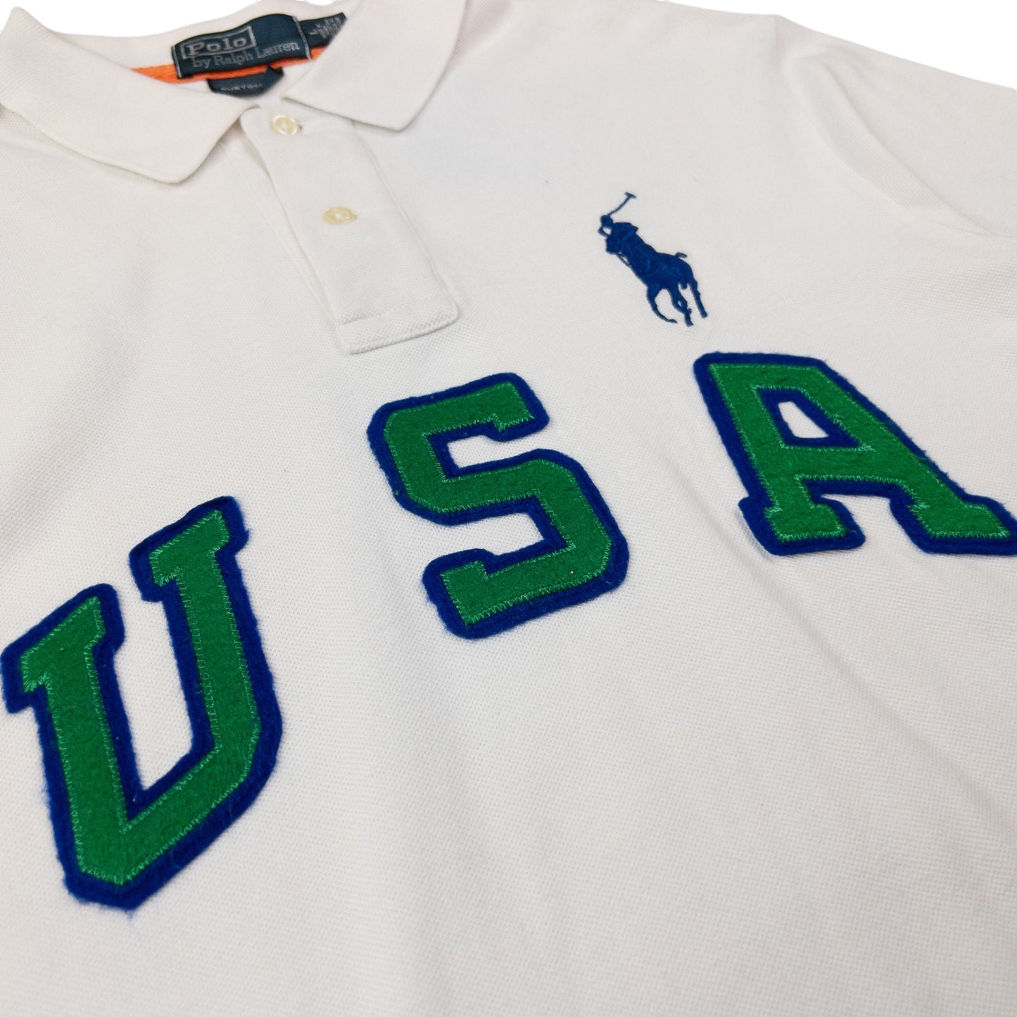 Vintage Polo Ralph Lauren USA Polo Shirt Size S