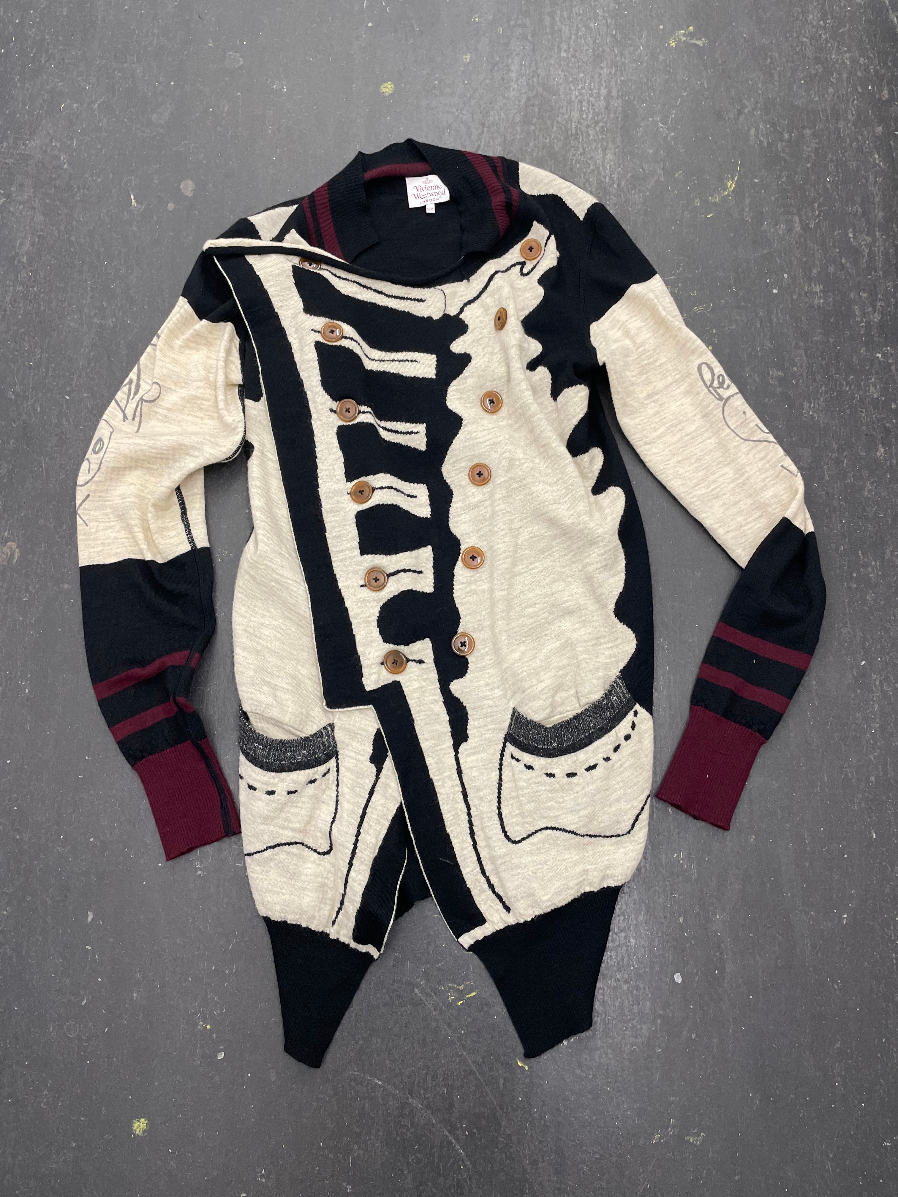 Vivienne Westwood Man Napoleon Cardigan – Known Source