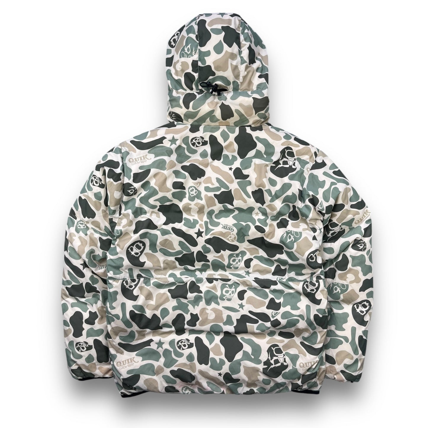 2000's Quiksilver Reversible Puffer Jacket (M) | Default Title, Multicoloured