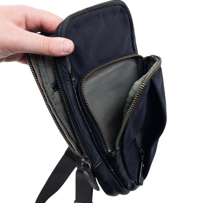 Vintage 2000s Burberry Black Label Sling Bag | O/S, Black