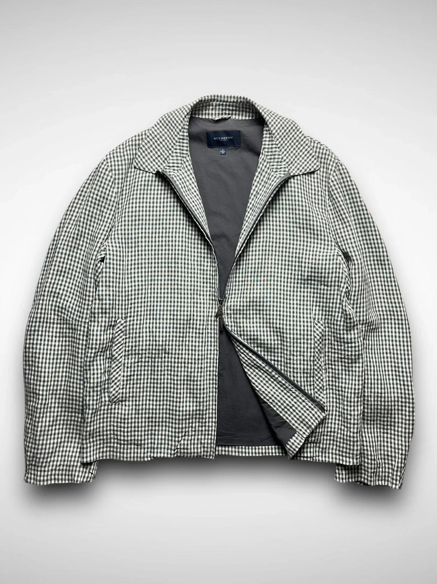 Burberry Checkered Blouson Jacket (2000s)