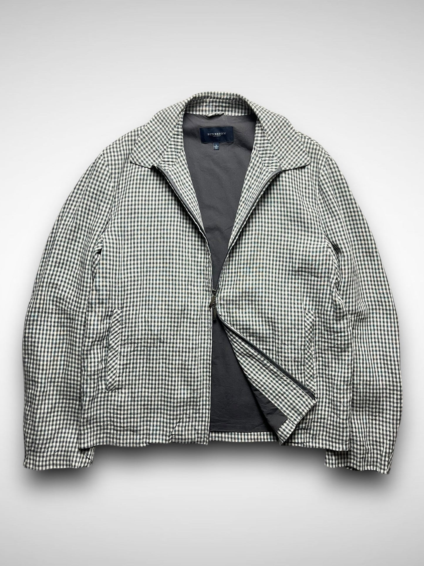 Burberry Checkered Blouson Jacket (2000s)