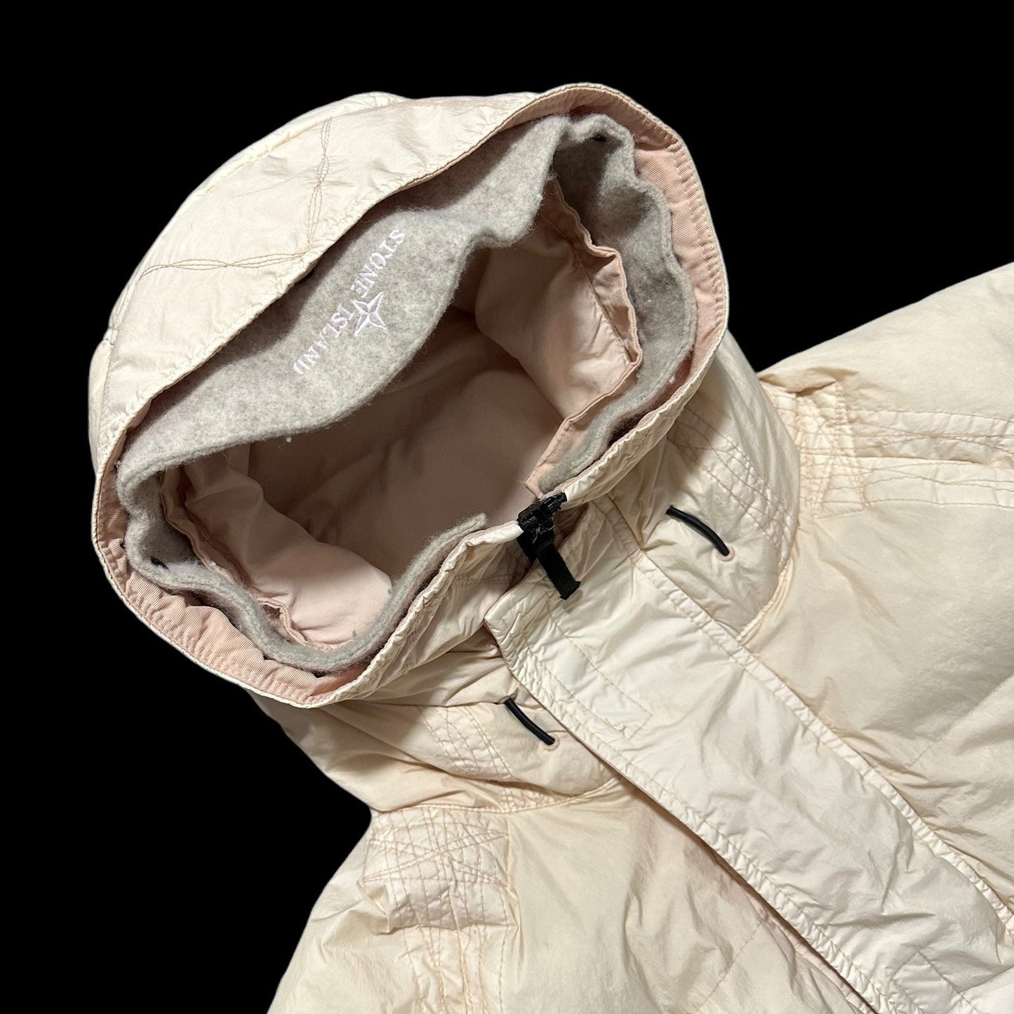 Stone Island Garment Dyed Crinkle Reps Down Puffer Jacket