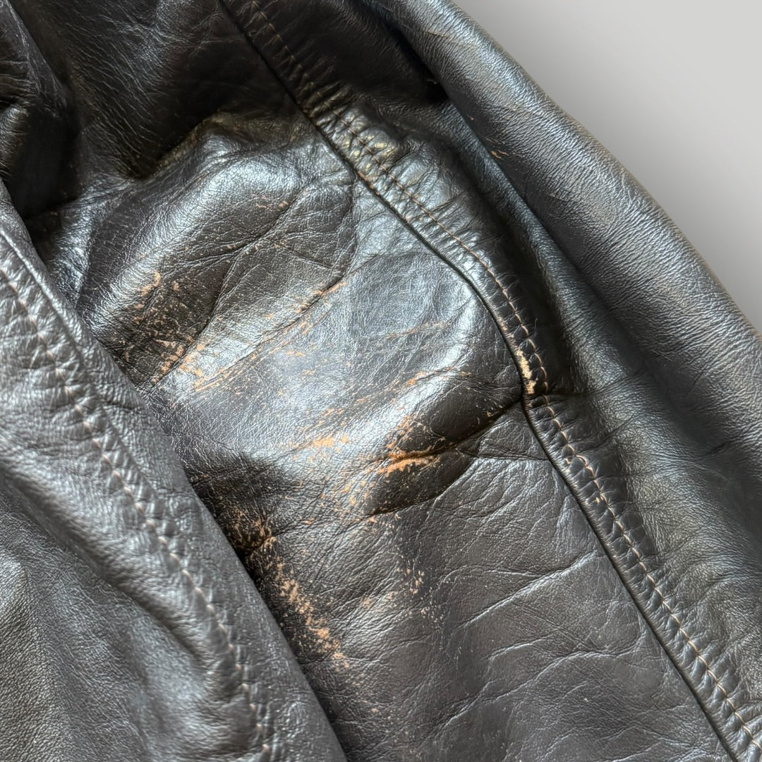 1970's Avirex Type A-2 Leather Pilot Jacket 40 | Default Title, Brown
