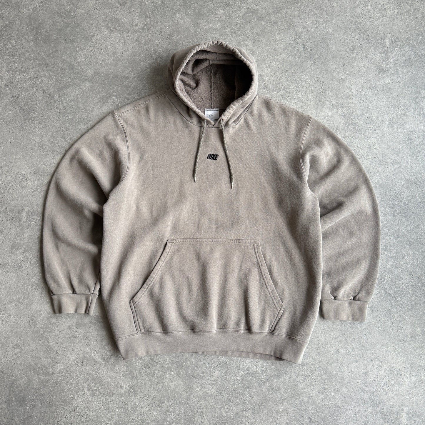 Nike RARE 2003 heavyweight embroidered spellout hoodie (L)