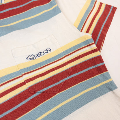 Vintage Hysteric Glamour Striped Polo Shirt Size S