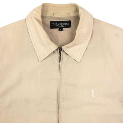 Vintage YSL Yves Saint Laurent Zip Up Jacket Size L