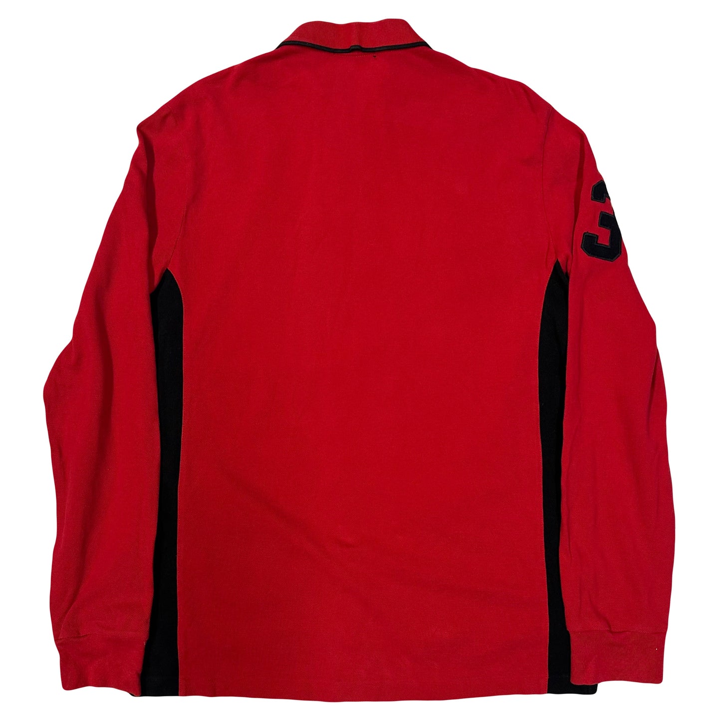 Ralph Lauren Longsleeve Polo In Red ( L )